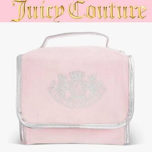 Juicy Couture Heritage Velour Hanging Travel Cosmetic Case